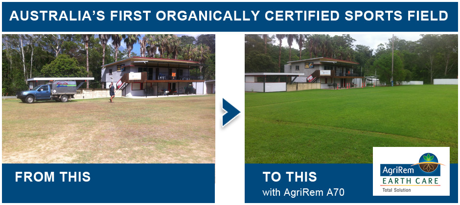 Before and After AgriRem Earth Care
